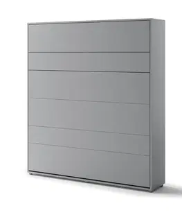 Postele Dig-net nábytok Sklápacia posteľ Lenart BED CONCEPT BC-13 sivá | 180 x 200 cm
