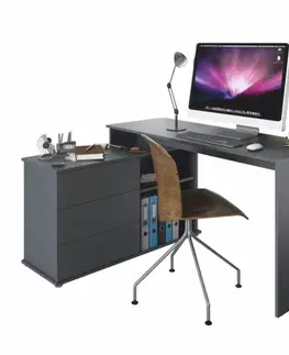 Detské stoly a stoličky Rohový PC stôl TERINO Tempo Kondela