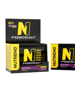 Pre-workouty NUTREND N1 Pre-Workout čierne ríbezle