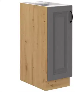 Kuchynské skrinky stojace Kuchynská skrinka Stilo dustgrey/artisan 30d cargo bb