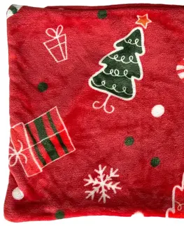 Dekoračné obliečky Obliečka na vankúš Christmas 40x40 cm červená