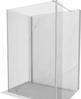 Sprchové dvere MEXEN/S - Kioto Sprchová zástena WALK-IN 90 x 75 x 30, transparent, chróm 800-090-075-221-01-00-030