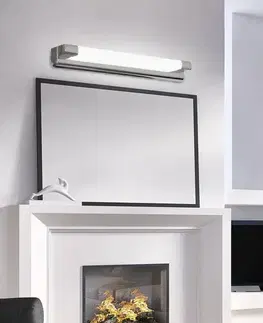 Nástenné svetlá Nástenná lampa do kúpeľne nad zrkadlo, chróm, LED pásik 5W Mia