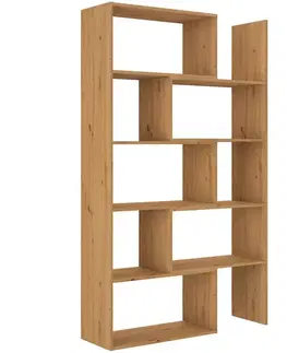 Vitríny a regály do obývačky Regál Karol 02 artisan