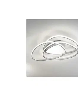 Svietidlá Ondaluce - LED stmievateľné stropné svietidlo ROSE LED/60W/230V 50x54 cm strieborné PL.ROSE/PCSIL3000K