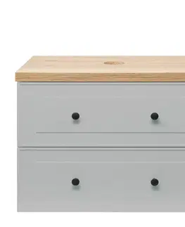 Kúpeľňový nábytok Kúpeľňová skrinka s umývadlom Naturel Forli 100x53x46 cm sivá mat FORLI100GMD FORLI100GMD