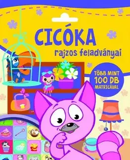 Nalepovačky, vystrihovačky, skladačky Cicóka rajzos feladványai