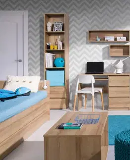Regále ArtMadex Široký regál COSMO C03 | dub riviera