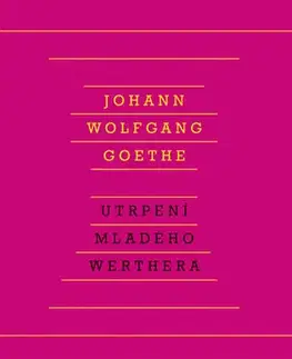 Svetová beletria Utrpení mladého Werthera - Johann Wolfgang Goethe