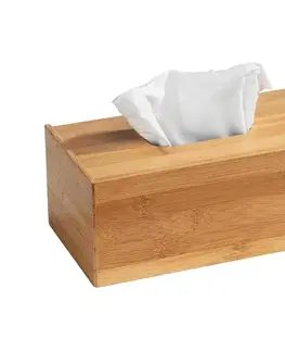 Svietidlá WENKO 23925100 - Box na vreckovky TERRA 25x13 cm hnedá 23925100