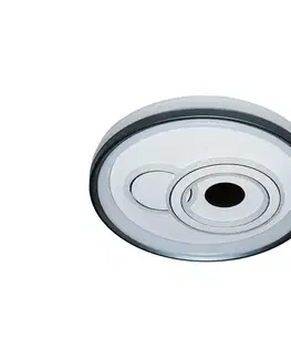 Svietidlá  PLF-19678-WH-BL - LED stmievateľné stropné svietidlo PORTA LED/40W/230V čierne + diaľkové ovládanie PLF-19678-WH-BL