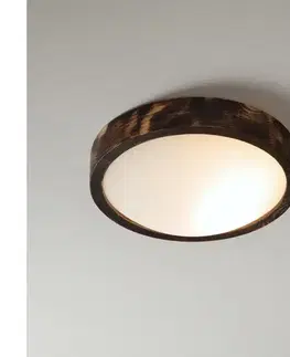 Svietidlá BRILAGI - Stropné svietidlo CARVALHO SLIM SMOKEY 1xE27/60W/230V, dubové, priemer 27,5 cm LD.PD-8.1