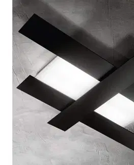Svietidlá Gea Luce DOHA P P N - LED Stropné svietidlo DOHA LED/30W/230V 65,5 cm čierna DOHA P/P N
