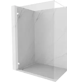 Sprchové dvere MEXEN/S - Lunar Sprchová zástena WALK-IN ľavá 60 x 200, transparent 8 mm, biela 830-060-000-20-00-L