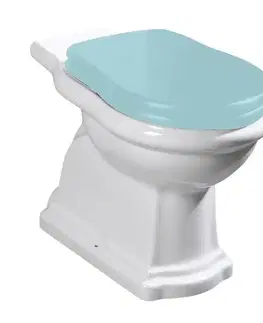 Záchody KERASAN - RETRO WC kombi misa 38,5x72cm, spodný odpad, biela 101201