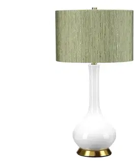 Lampy Elstead MILO-AB-TL-RTH - Stolná lampa MILO 1xE27/60W/230V zelená MILO-AB-TL-RTH