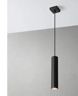 Svietidlá BRILAGI - Luster na lanku CRISPINA 1xGU10/10W/230V čierna 8590828132424
