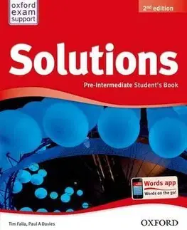 Učebnice a príručky Solutions Pre-Intermediate, 2nd Edition - Student´s Book - Tim Falla,Paul A. Davies