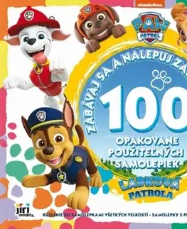 Nalepovačky, vystrihovačky, skladačky Samolepkový album: Labková patrola