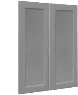 Kuchynské skrinky Čelo skrinky Luxeo F15-G80(100) rám grey
