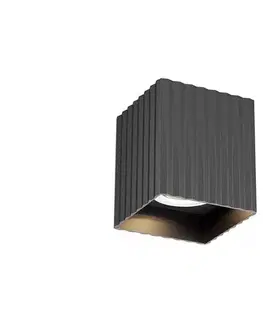 Svietidlá Redo 01-3409 - Bodové svietidlo DELPHI 1xGU10/7W/230V 8,1x8,1 cm čierna 01-3409
