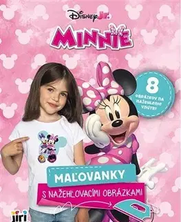Pre deti a mládež - ostatné Maľovanky s nažehľovacími obrázkami Minnie