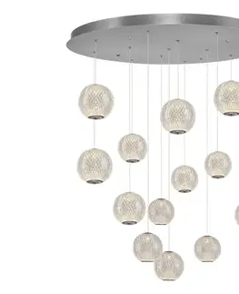 Svietidlá  LED luster na lanku CREMONA 13xLED/5W/230V 3000K matný chróm 414LRC1377