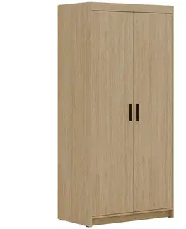 Šatníkové skrine Skriňa Elena 2D dub olejovaný