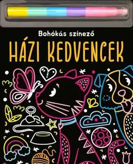Pre deti a mládež - ostatné Házi kedvencek - Bohókás színező