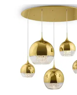 Svietidlá Maytoni P140-PL-170-5-G - Luster na lanku FERMI 5xE27/60W/230V zlatá P140-PL-170-5-G