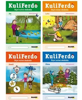 Pre predškolákov Kuliferdo Štyri ročné obdobia - Školská pripravenosť PZ (4ks) - Jana Pechancová,Noemi Keřkovská,Hana Nádvorníková