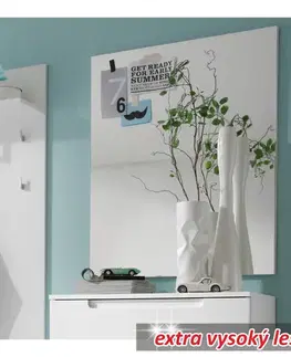 Zrkadlá KONDELA Space zrkadlo na stenu biela