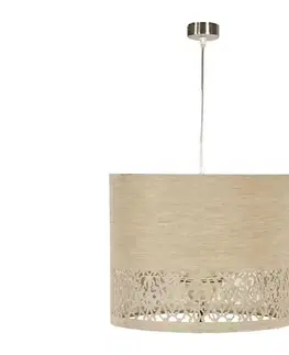 Svietidlá  Luster na lanku ARABESCA 1xE27/60W/230V béžová 31-19526