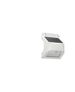 Svietidlá  LED solárne nástenné svietidlo so senzorom SOLTO LED/3W/3,7V 4000K IP54 1200 mAh biela OE-STSR34-10