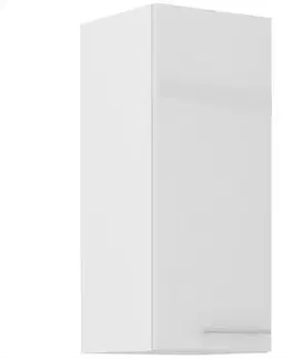 Kuchynské skrinky visiace Kuchynská skrinka Lara 30g-72 1f Mdf biely lesk
