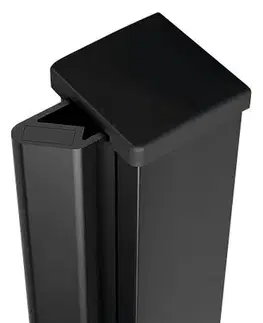 Sprchovacie kúty POLYSAN - ZOOM BLACK magnetický profil ZL4989B