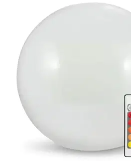 LED osvetlenie  LED RGBW Solárna lampa BALL LED/3,7V 1500 mAh pr. 50 cm IP65 + diaľkové ovládanie 330567