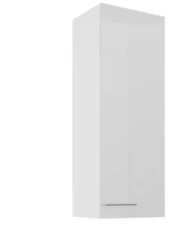 Kuchynské skrinky visiace Skrinka do kuchyne Lara biely 40G-108 1F