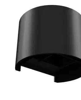 Záhradné lampy APLED - LED Vonkajšie nástenné svietidlo OVAL 2xLED/3W/230V IP65 134-0303