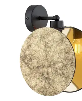 Svietidlá EMIBIG Nástenná lampa MOTIF 1xE27/15W/230V zlatá 1326/K1