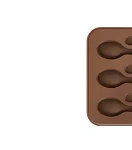 Silikónové formy na pečenie Tescoma formičky na čokoládu DELÍCIA CHOCO, lyžičky