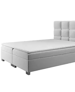 Dvojlôžkové postele Posteľ Kanada s topperom 160x200 Alfa 17