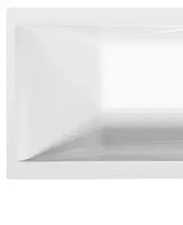Vane POLYSAN - VERSYS R asymetrická vaňa 160x84x70x47cm, biela 15611