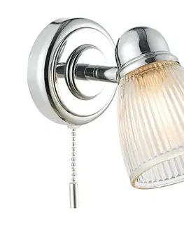 Svietidlá Där Lighting Där Lighting CED0738 - Kúpeľňové nástenné svietidlo CEDRIC 1xG9/25W/230V IP44 chróm CED0738