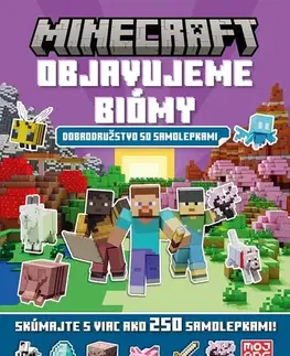 Pre deti a mládež - ostatné Minecraft - Objavujeme biómy so samolepkami - Kolektív autorov,Jaroslav Brožina