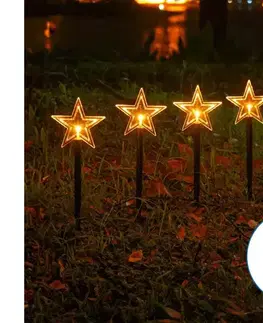 Vianočné dekorácie  B.V.  - LED Solárne vianočné svietidlo LED/0,054W/1,2V 1m IP65 teplá biela B10201Q8A
