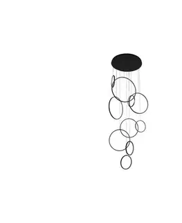 Svietidlá  LED Stmievateľný luster na lanku LED/290W/230V 3000-6500K + diaľkové ovládanie J4371/B