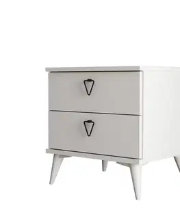 Konferenčné stolíky Nočný stolík Versa-Ce White