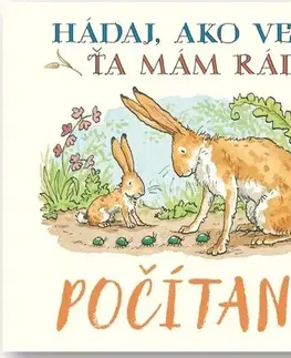 Leporelá, krabičky, puzzle knihy Hádaj, ako veľmi ťa mám rád! - Počítanie