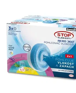 Kúpeľňové doplnky Ceresit Stop vlhkosti Aero 360° náhradné tablety 3 x 450 g